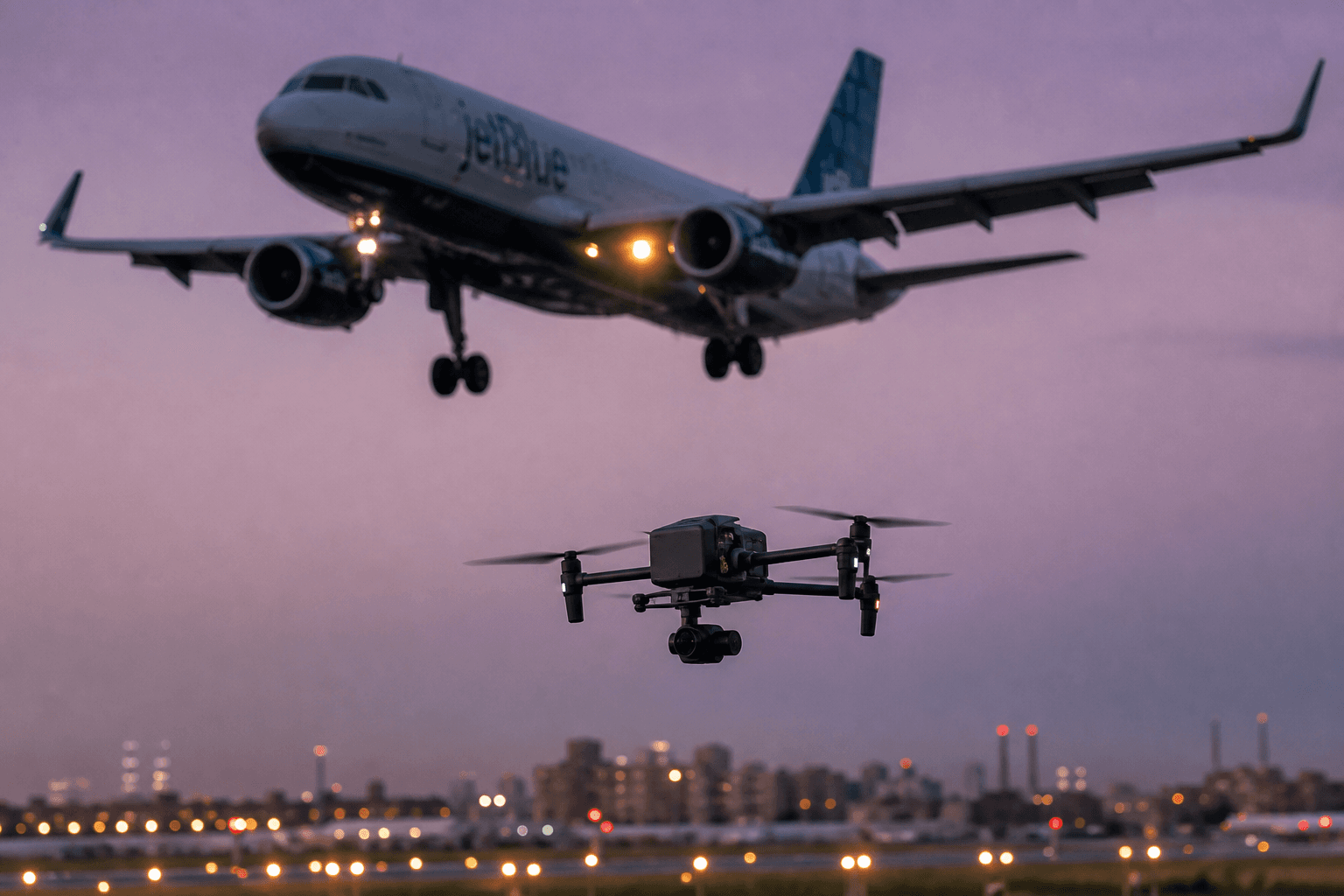 One Drone Reportedly Hit a JetBlue Jet Near JFK. The Detection Gap Is the Real Story.
